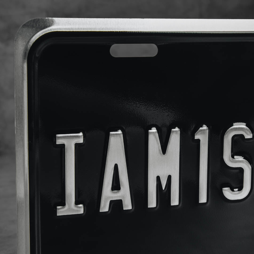 I Am 1st Phorm License Plate Secondary image