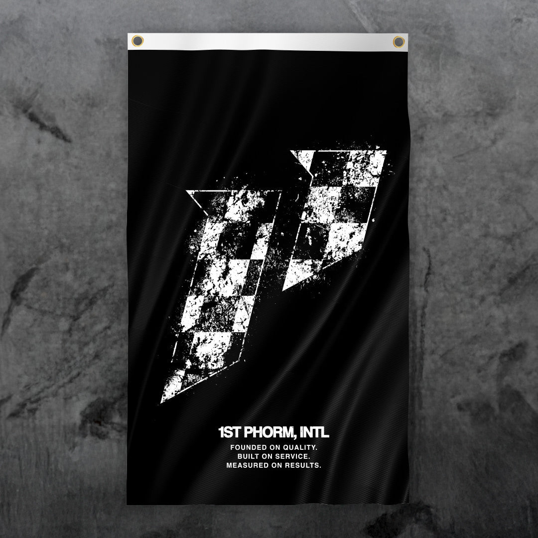 Checkered Race Wall Flag Main image