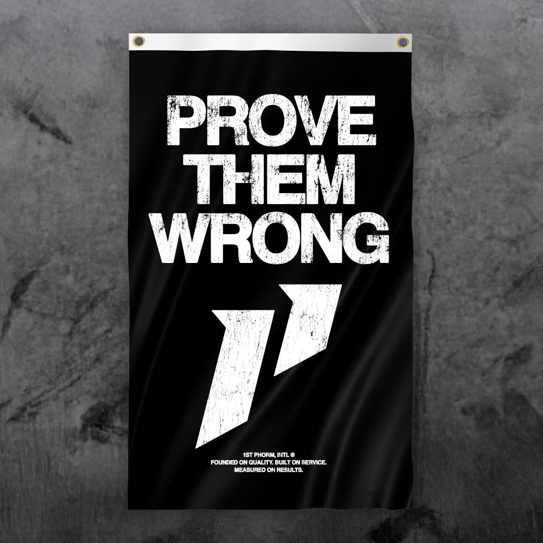 Prove Them Wrong Wall Flag Main image