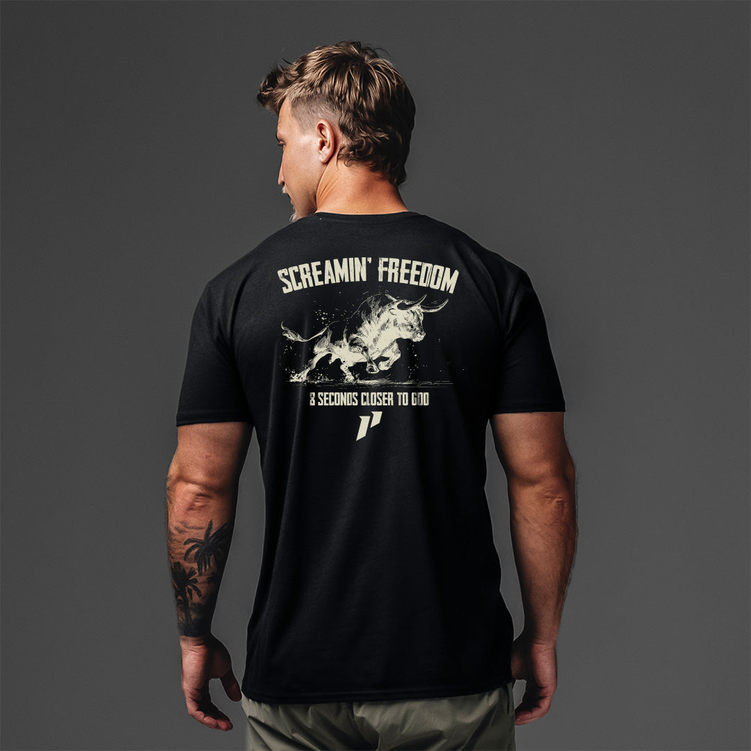 Screamin' Freedom Bull Tee Secondary image