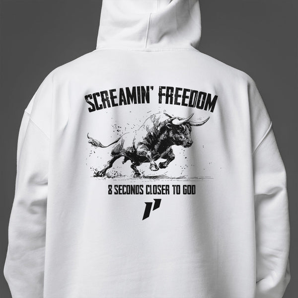 Screamin' Freedom Bull Hoodie