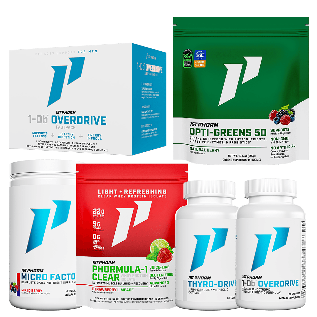 Lactose-Free Fat Loss Essentials Stack For Men Main image