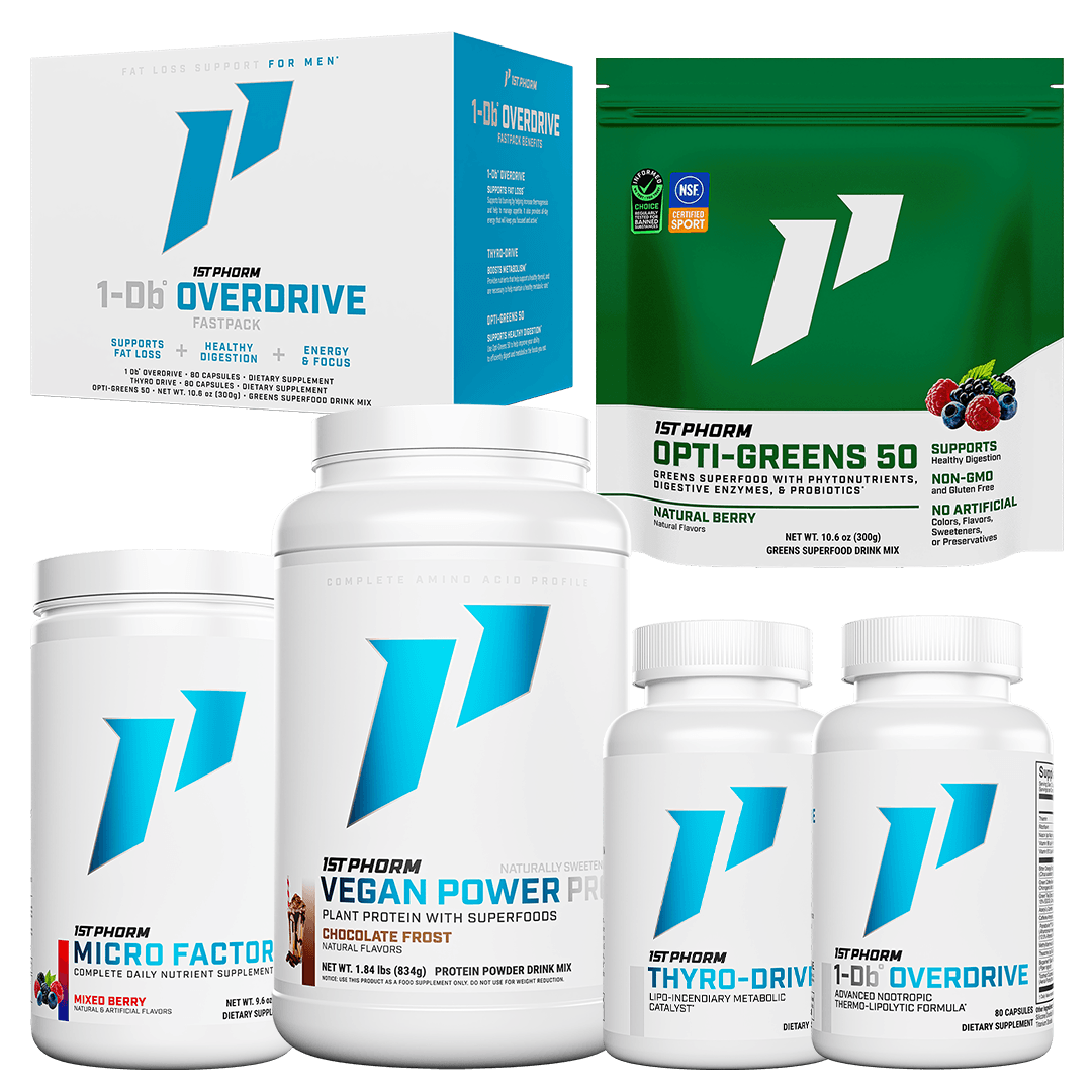 Vegan Fat Loss Essentials Stack For Men Main image